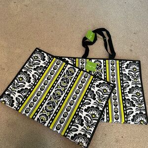 Vera Bradley Fanfare Reusable Large Market Tote